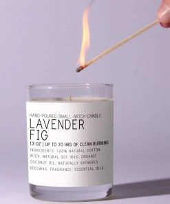 Just Bee Cosmetics Home Goods Lavender Fig Candle
