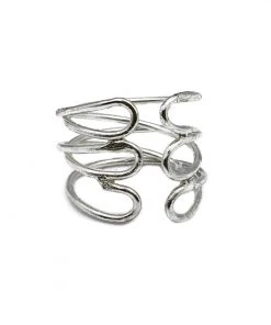 Anju Jewelry Silver Plated Adjustable Rings