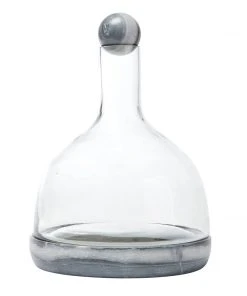 Santa Barbara Design Studio By Creative Brands Kitchen & Bar Marble + Glass Wine Carafe