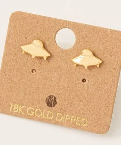 Fame Accessories Clothing, Accessories & Mens Mini UFO Stud Earrings