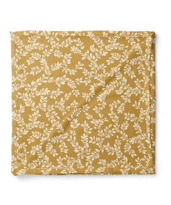 Mini Scout, LLC Baby & Pets Mustard Leafy Spring Swaddle