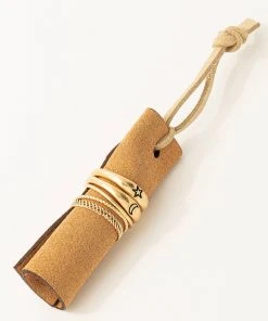 Fame Accessories Four Piece Star Moon Ring Set Clothing, Accessories & Mens