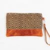 Altiplano Clothing, Accessories & Mens Diamond Brocade And Leather Wristlet