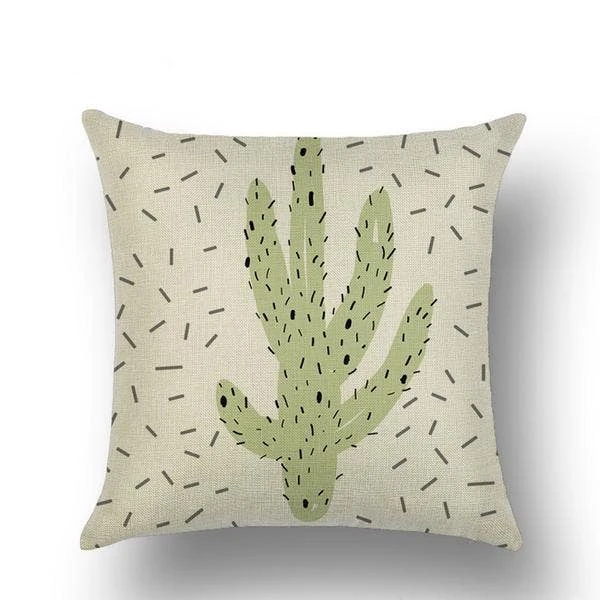 Freeship Wholesale Green Desert Cactus Linen Pillow Case Pillows Freeship Wholesale Green Desert Cactus Linen Pillow Case Pillows