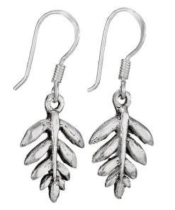 Tiger Mountain Jewelry Beneath The Leaves Sterling Silver Earrings