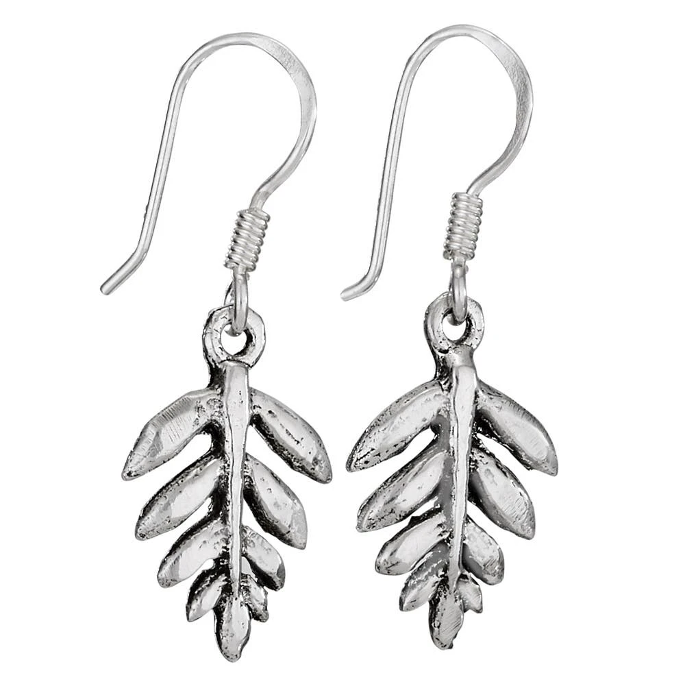 Tiger Mountain Jewelry Beneath The Leaves Sterling Silver Earrings Tiger Mountain Jewelry Beneath The Leaves Sterling Silver Earrings