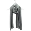 Chloe & Lex Clothing, Accessories & Mens Gray Soft Melange Cashmere Shawl