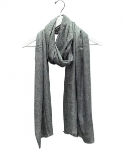 Chloe & Lex Clothing, Accessories & Mens Gray Soft Melange Cashmere Shawl