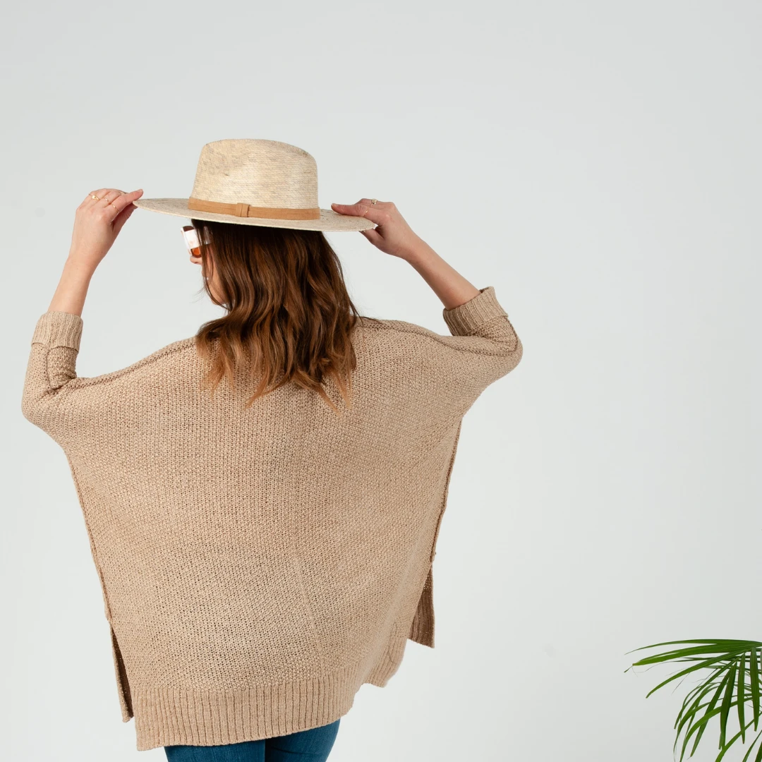 Lucca Couture Clothing, Accessories & Mens La Paz Palm Fedora With Trim Lucca Couture Clothing, Accessories & Mens La Paz Palm Fedora With Trim