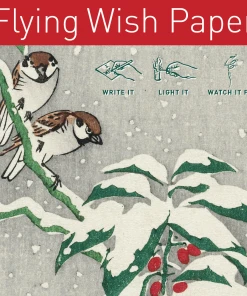 Stationery Snowbird Flying Wish Paper