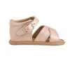 Babe Basics Baby & Pets Blush Split-Soled Leather Baby Sandals 0-6 Months