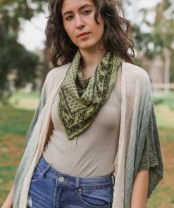 Leto Accessories Oversized Luxe Cotton Bandana Scarf Clothing, Accessories & Mens