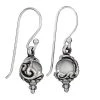 Tiger Mountain Jewelry Clothing, Accessories & Mens Salem's Lot Sterling Silver & Quartz Crystal Ball Earrings