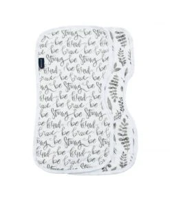 Bebe Au Lait Just Be & Leaves Classic Muslin Burp Cloth Baby & Pets