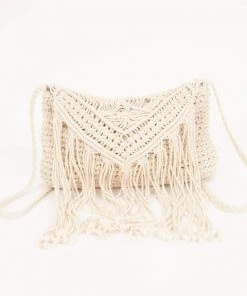 Lucca Couture Dreamer Macramé Crossbody Bag Clothing, Accessories & Mens