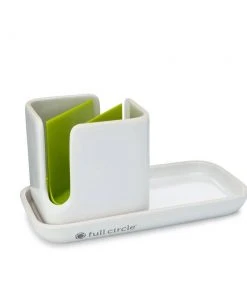 Full Circle Home Stash Modular Ceramic Sink Caddy Kitchen & Bar