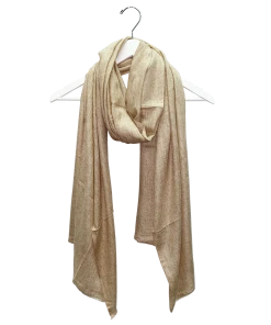 Chloe & Lex Clothing, Accessories & Mens Light Beige Soft Melange Cashmere Shawl