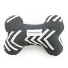 The Foggy Dog Modern Mud Cloth Black Dog Bone Squeaky Toy Baby & Pets