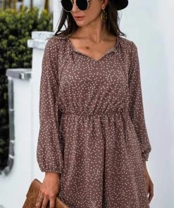 ESLEY Riley Dot The Eye Polka Dot Skater Dress