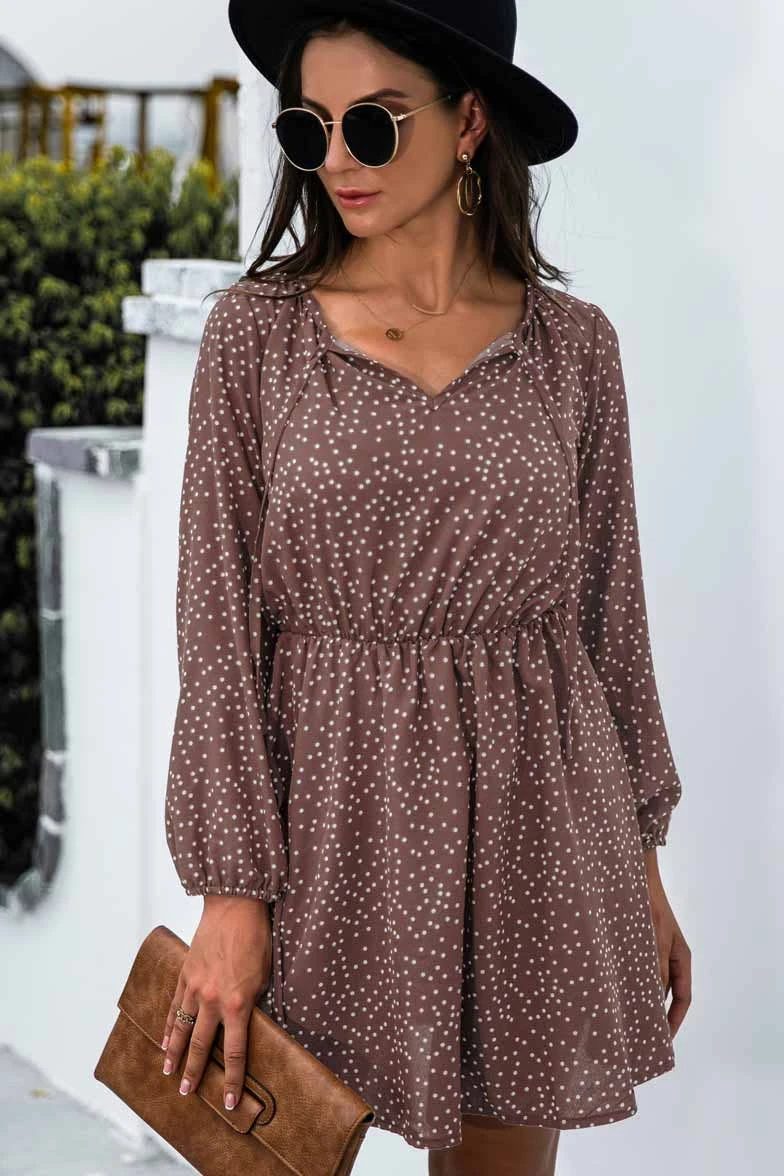 ESLEY Riley Dot The Eye Polka Dot Skater Dress ESLEY Riley Dot The Eye Polka Dot Skater Dress