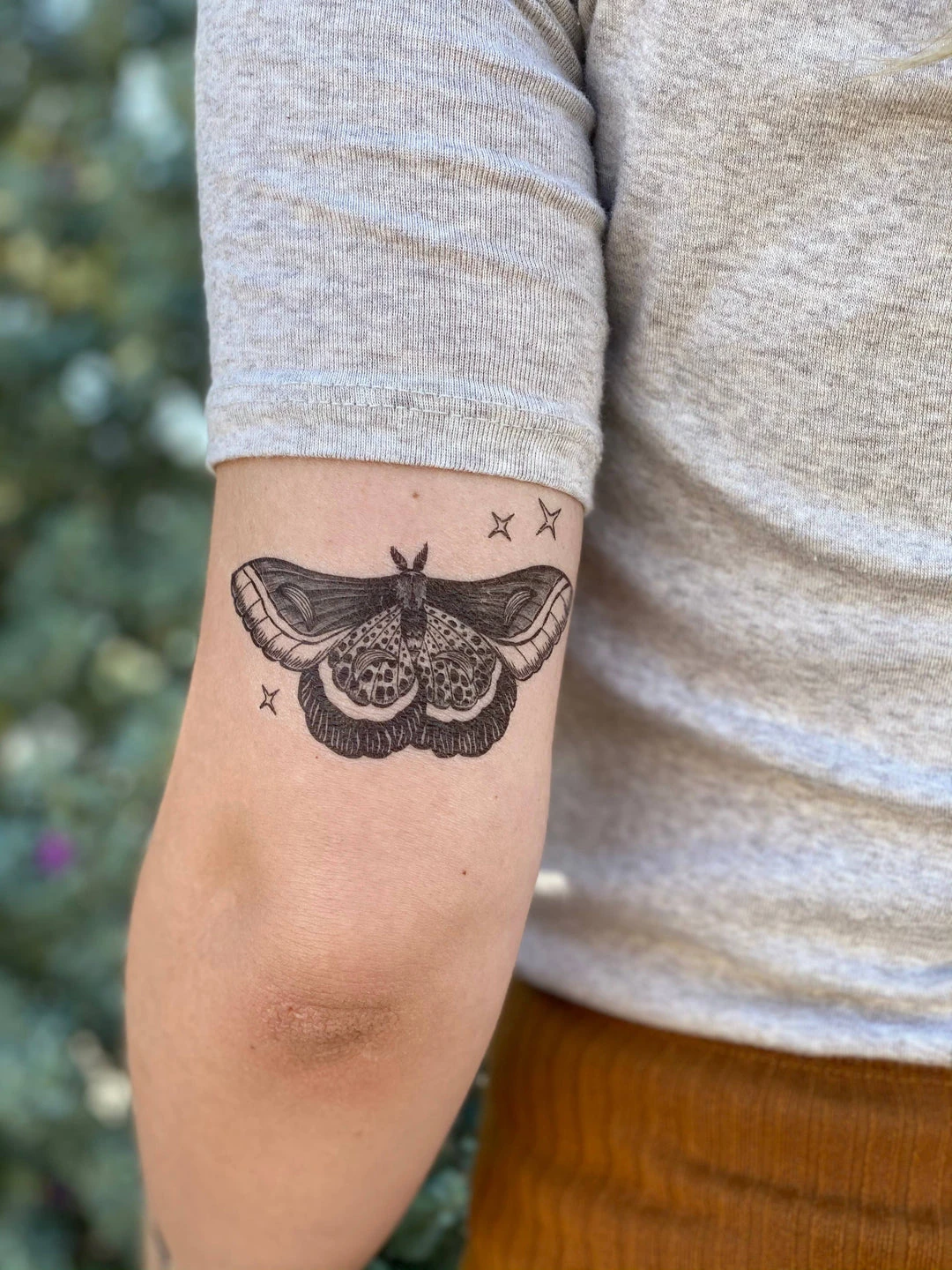 NatureTats Bath & Body Night Moth Temporary Tattoo NatureTats Bath & Body Night Moth Temporary Tattoo
