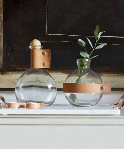 Santa Barbara Design Studio By Creative Brands Leather Napkin Ring - Natural Kitchen & Bar