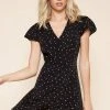 Sugarlips Rockaway Heart Button Up Mini Dress