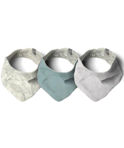 Goumikids 3pk Bandana Bib - Coastal