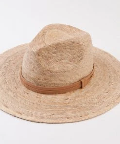 Lucca Couture Clothing, Accessories & Mens La Paz Palm Fedora With Trim
