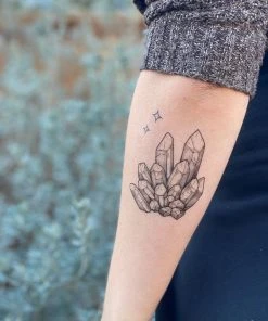 NatureTats Crystal Quartz Temporary Tattoo Bath & Body