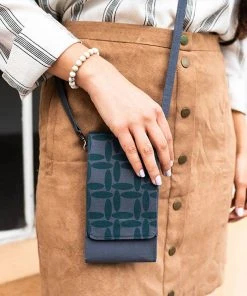 Malia Designs Dark Teal Phone Case Wallet Bags