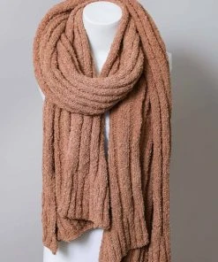 Leto Accessories Clothing, Accessories & Mens Ultra Soft Boucle Vertical Knit Scarf