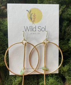 Wild Sol Clothing, Accessories & Mens Chrysoprase Surrender Earrings