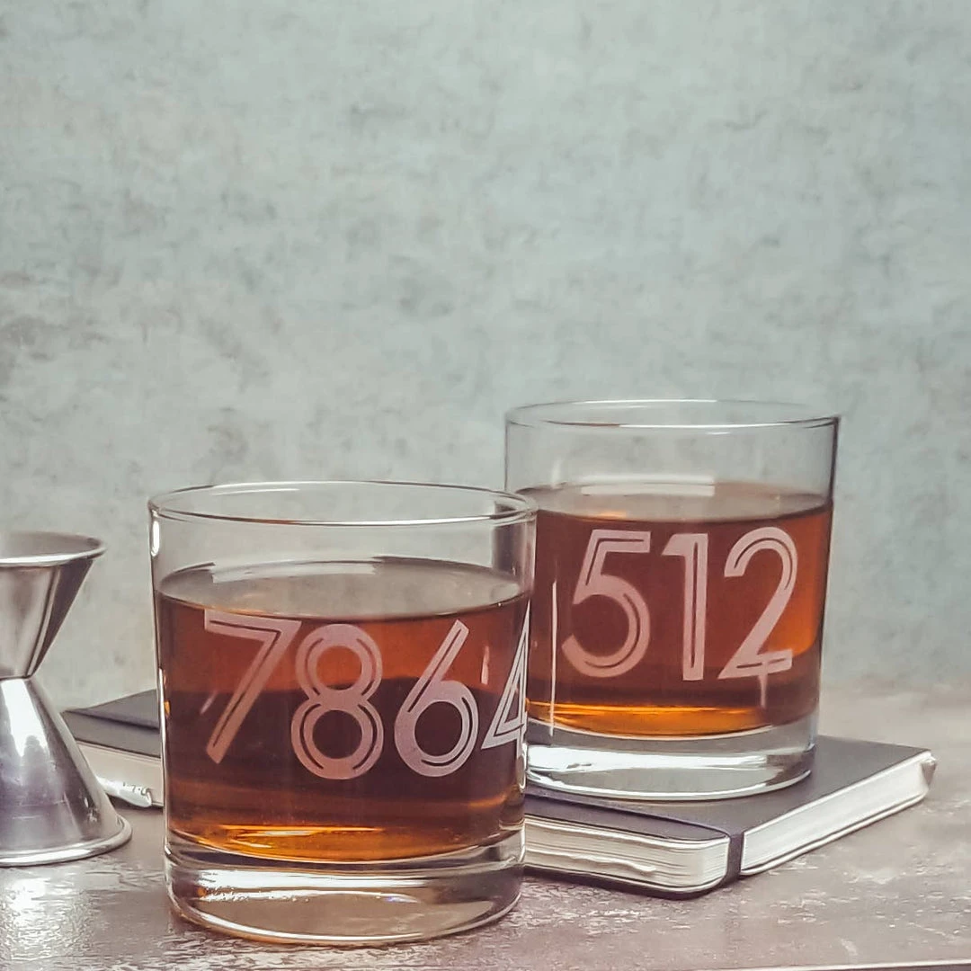 Monster Dance Designs New Hampshire Zip Code Etched Whiskey Glass Kitchen & Bar Monster Dance Designs New Hampshire Zip Code Etched Whiskey Glass Kitchen & Bar