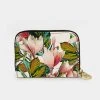 Monarque Magnolia Zippered Wallet