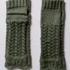Leto Accessories Sage Knitted Arm Warmers Clothing, Accessories & Mens