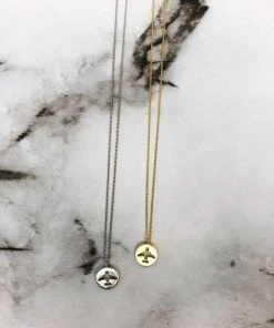Prep Obsessed Wholesale Clothing, Accessories & Mens Jet Set Airplane Pendant Necklace