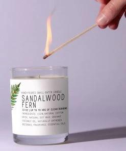 Just Bee Cosmetics Sandalwood Fern Candles