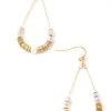 Anarchy Street Jewelry Disc Beads Tear Hook Drop Earrings