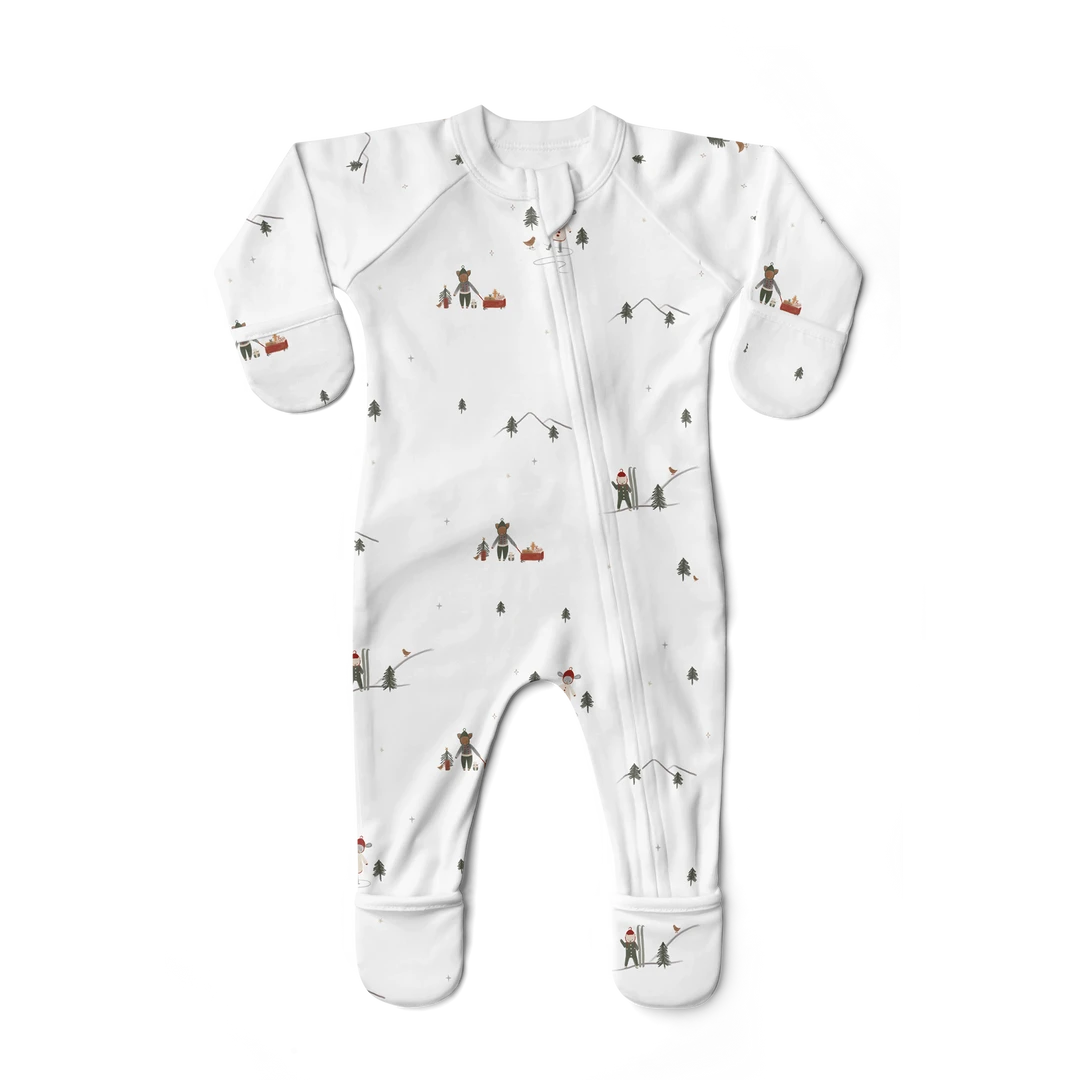 Goumikids Winter Woodlands Footies Goumikids Winter Woodlands Footies