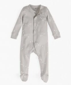 Colored Organics Skylar Footed Footprints Sleeper Baby & Pets