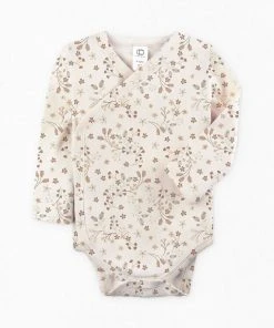 Colored Organics Kai Kimono Floral Bodysuit Baby & Pets
