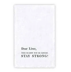 Santa Barbara Design Studio By Creative Brands "Dear Liver" Kitchen Towel Kitchen & Bar