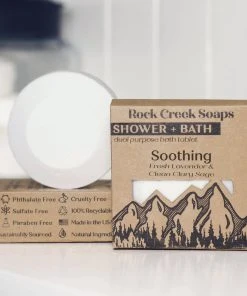 Rock Creek Soaps Bath & Body Shower Steamer | Soothing | SHOWER + BATH