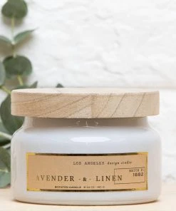 The Urban Wax Refinery Lavender & Linen Scented Candle Home Goods