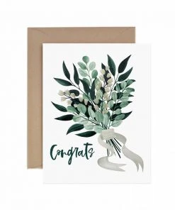 Paper Anchor Co. Cards Congrats Wedding Bouquet Greeting Card