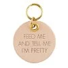 Santa Barbara Design Studio By Creative Brands Leather Pet Tag - Feed Me Baby & Pets