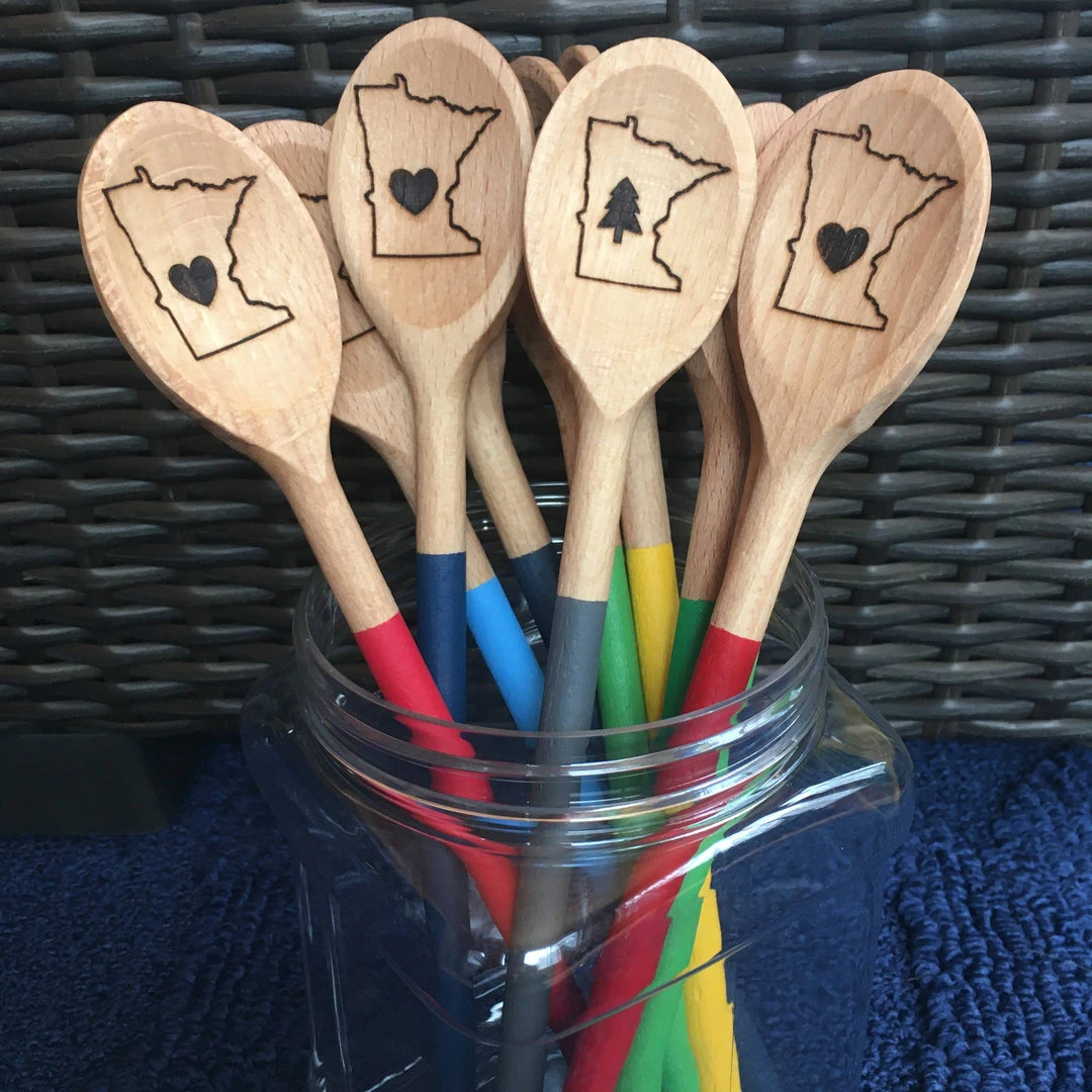 Embellish By Sandra Kitchen & Bar State Wooden Spoons Embellish By Sandra Kitchen & Bar State Wooden Spoons