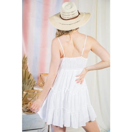 VERY J / LOVE RICHE Ruffled Cami Dress VERY J / LOVE RICHE Ruffled Cami Dress