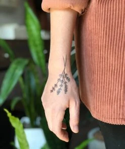 NatureTats Lavender Twigs Temporary Tattoo Bath & Body